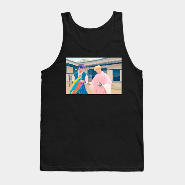 The Painter and the Bachelor Tank Top by Elsa-draws